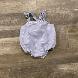 3-6 month old stripped onsie